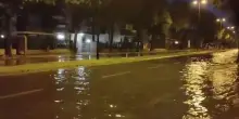 Violento temporale in Romagna, Rimini allagata