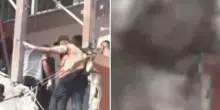 Gaza: missile israeliano colpisce l'ospedale Nasser ripreso in diretta tv