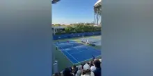 Us Open, Jannik Sinner e Lorenzo Musetti si allenano in due campi adiacenti prima del match