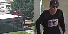Omicidio Kirk, l'FBI mostra il sospetto killer che fugge saltando dal tetto del campus