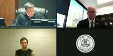 Omicidio Charlie Kirk: Tyler Robinson in video collegamento con il tribunale dal carcere