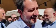 Salvini contestato ad Ascoli su Gaza. il ministro: "Mi fanno pena e tenerezza"
