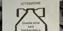 Roma, sirene antiaerei e volantini con scritto "La tua casa sarà bombardata tra 10 minuti"