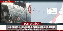Tv turca: "La nave Mikeno ha raggiunto le acque di Gaza". Il video del tracker e le immagini a bordo