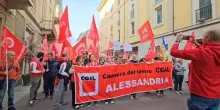 Corteo pro Gaza ad Alessandria