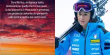 La commozione di Sofia Goggia nel ricordare Franzoso: “La tua assenza si è tramutata in presenza”