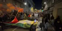 A Torino oltre 6 mia al corteo vietato: i pro Pal intonano "Bella Ciao"