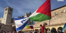 Russia-Ucraina e Israele-Palestina, bandiere unite alla Marcia della pace Perugia-Assisi