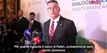 sa'ar ministro esteri israele valico rafah gaza