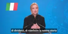 Niaf, Meloni: “La cultura woke cerca di dividere l'Italia e gli Stati Uniti”