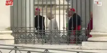 Roma, re Carlo e la regina Camilla a San Paolo fuori le Mura - diretta