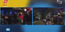 Tensione al corteo Pro Pal a Roma, idranti sui manifestanti - diretta