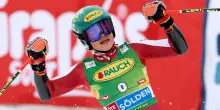Soelden, a Scheib il gigante donne. Goggia cade nella prima manche. E’ il ricambio generazionale