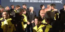 Mattarella a Trento per i 100 anni del gruppo sciatori Fiamme gialle