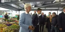Firenze, Lagarde al mercato: "Cerco un panettone per mio marito. È vero, i pezzi sono aumentati"