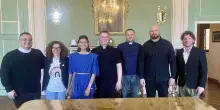 Sacerdoti ucraini ricevuti in municipio