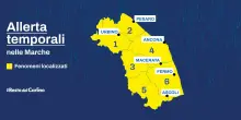 Allerta meteo nelle Marche per il maltempo: ecco quando