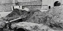I resti di un rivellino a difesa della Rocca