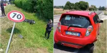 Pauroso incidente tra scooter e auto a Lugo, grave una donna
