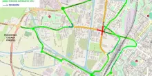 Rotatoria tra le vie Modena-Padova, lavori in corso durante la notte