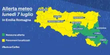 Allerta meteo gialla in Emilia Romagna: temporali e vento forte per lunedì 7 luglio