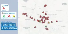 Cantieri a Bologna dal 18 agosto: dove sono i lavori stradali, la mappa