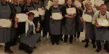 Il corso di cucina Uteap terminato con una cena. Promozione per tutti