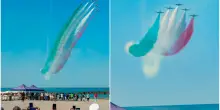 Frecce Tricolori, emozioni e acrobazie spettacolari sul lungomare del Fermano