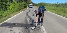 Scontro frontale auto-moto, due feriti: Ravegnana riaperta