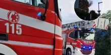 Pauroso incendio all’alba a Bologna: a fuoco un appartamento in via Muggia, residenti evacuati