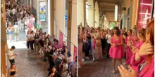 L’Estetista Cinica a Bologna, fila chilometrica per l’inaugurazione del suo negozio