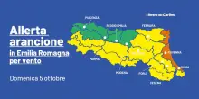 Allerta arancione in Emilia Romagna: in arrivo vento di burrasca e mareggiate, ecco dove