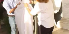 Restaurato dopo il sisma. L’angelo torna al cimitero