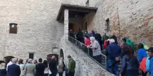 Tolentino, boom di visitatori alla riapertura del Castello della Rancia