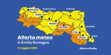 Temporali intensi in Emilia Romagna: l’allerta meteo del 5 maggio 2025