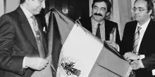 In città venne anche da testimonial. Reggio gli donò il Primo Tricolore