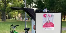 Una cargo bike per informare