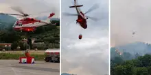 Incendio oggi Ascoli, fiamme a Monterocco