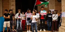 Gaza, tende e attivisti in ateneo: "Equipaggio di terra della Flotilla"