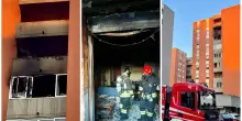 Incendio da paura in Pedagna: evacuato palazzo di 9 piani