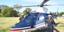 Controlli dall’alto con l’elicottero. Presi due ladri di biciclette