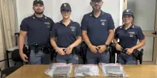 A14, fermato con la droga. Nascondeva 50 panetti
