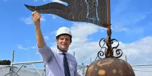 Sopralluogo al cantiere contro il rischio sismico