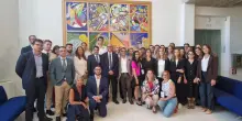 La visita a Confindustria: "Cellulari vietati in classe?. Avanti, non cambio idea"