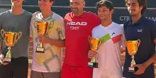 Sciahbasi, arriva la prima vittoria da professionista. Vinta la finale del doppio insieme a Perego