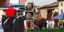 Funerali oggi dei carabinieri uccisi nell’esplosione a Castel D’Azzano. Chiusa la camera ardente, la diretta