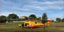 Frontale auto-scooter a Rosciano: giovane ferito, trasferito al Torrette di Ancona