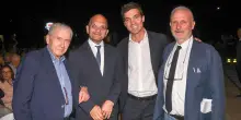 Acquaroli alla festa della Lube. Il feeling col patron Giulianelli