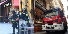Incendio al Quadrilatero e black out, cosa è successo in via Drapperie