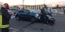 Schianto tra auto e moto e Lentigione, grave 55enne